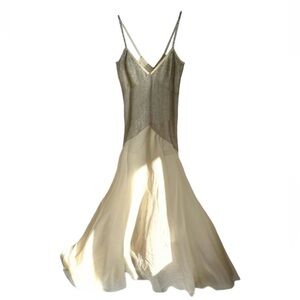 Chloé Vintage Couture Silk Dress – Karl Lagerfeld Era – FR 38 – Made in France